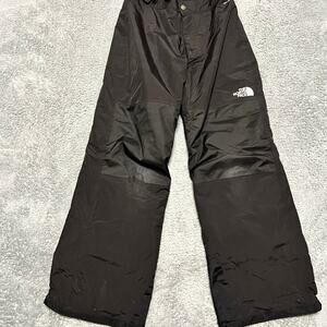 The North Face Snow Pants Kids Youth Large 14-16 EZ Grow Dryvent Black Boys **